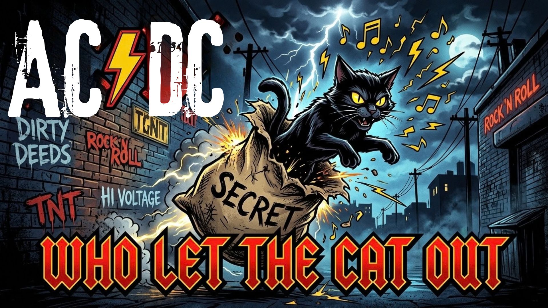 AC/DC - Who Let The Cat Out